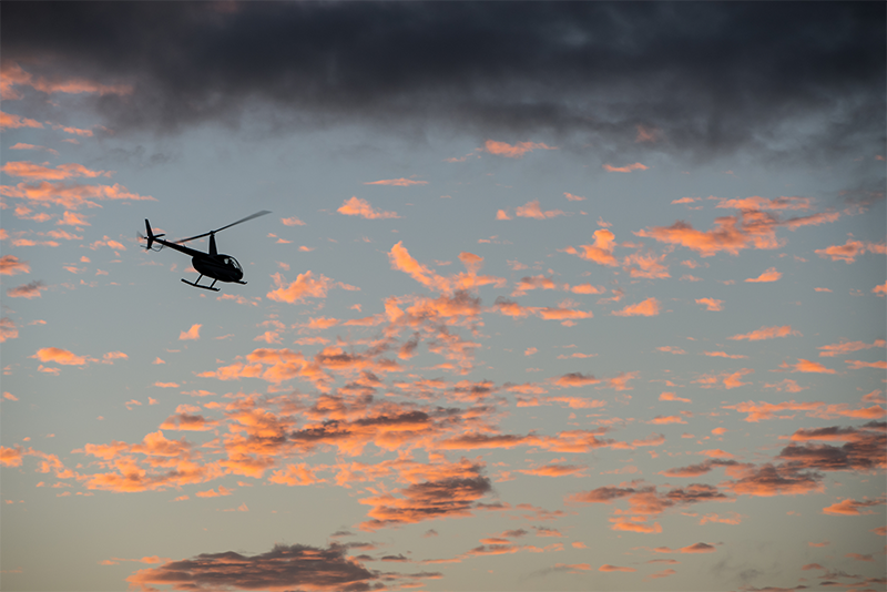 Lot helikopterem pozwala spojrzeć na otaczający nas świat z innej perspektywy.